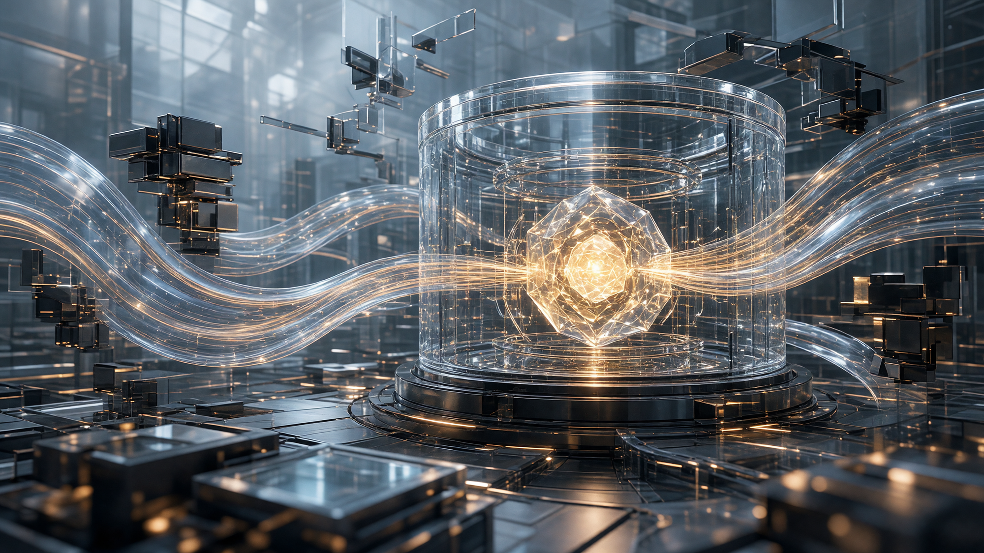 Conceptual editorial illustration for: Google DeepMind Unleashes Gemini 4 Argon for Complex Enterprise Workflows